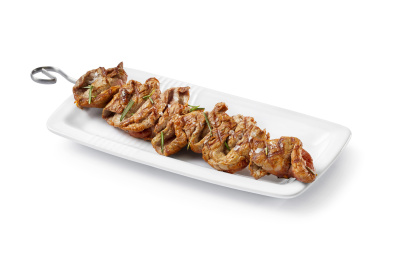Pollo carpaccio spies per stuk